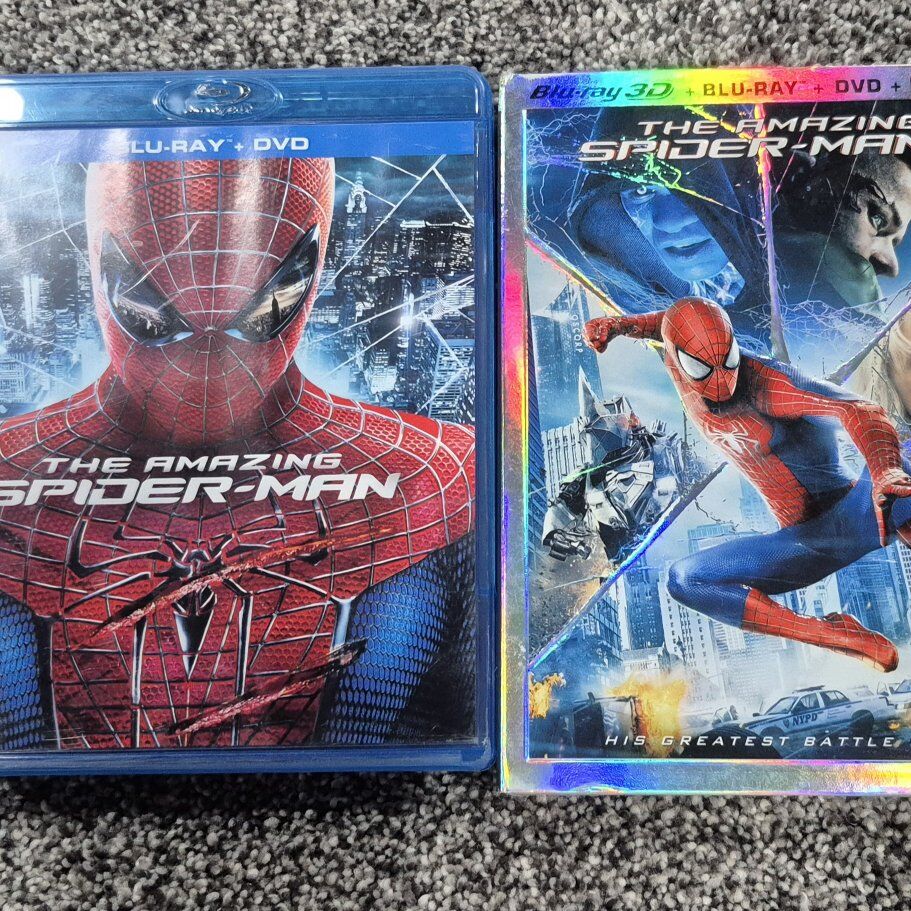 The Amazing Spiderman 1 & 2 Bluray