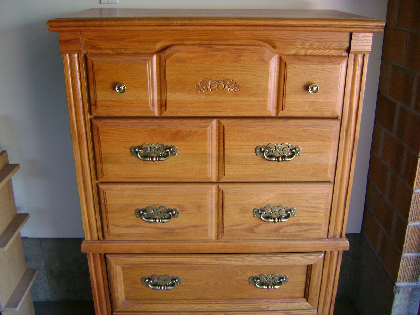 Broyhill Oak Bedroom Dresser For Sale