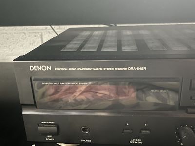 Denon DRA-545R Stereo Receiver with Sony SS-B1000 Speakers / home audio system