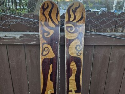 178 cm Men's Skilogik Downhill Fat Powder Skis Bindings