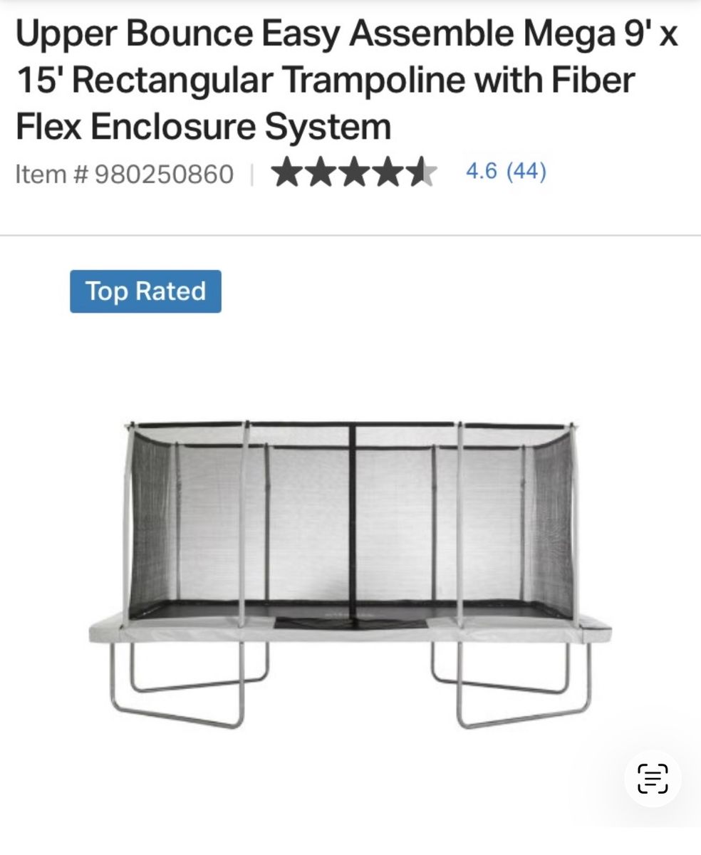 10x15 Rectangle Trampoline