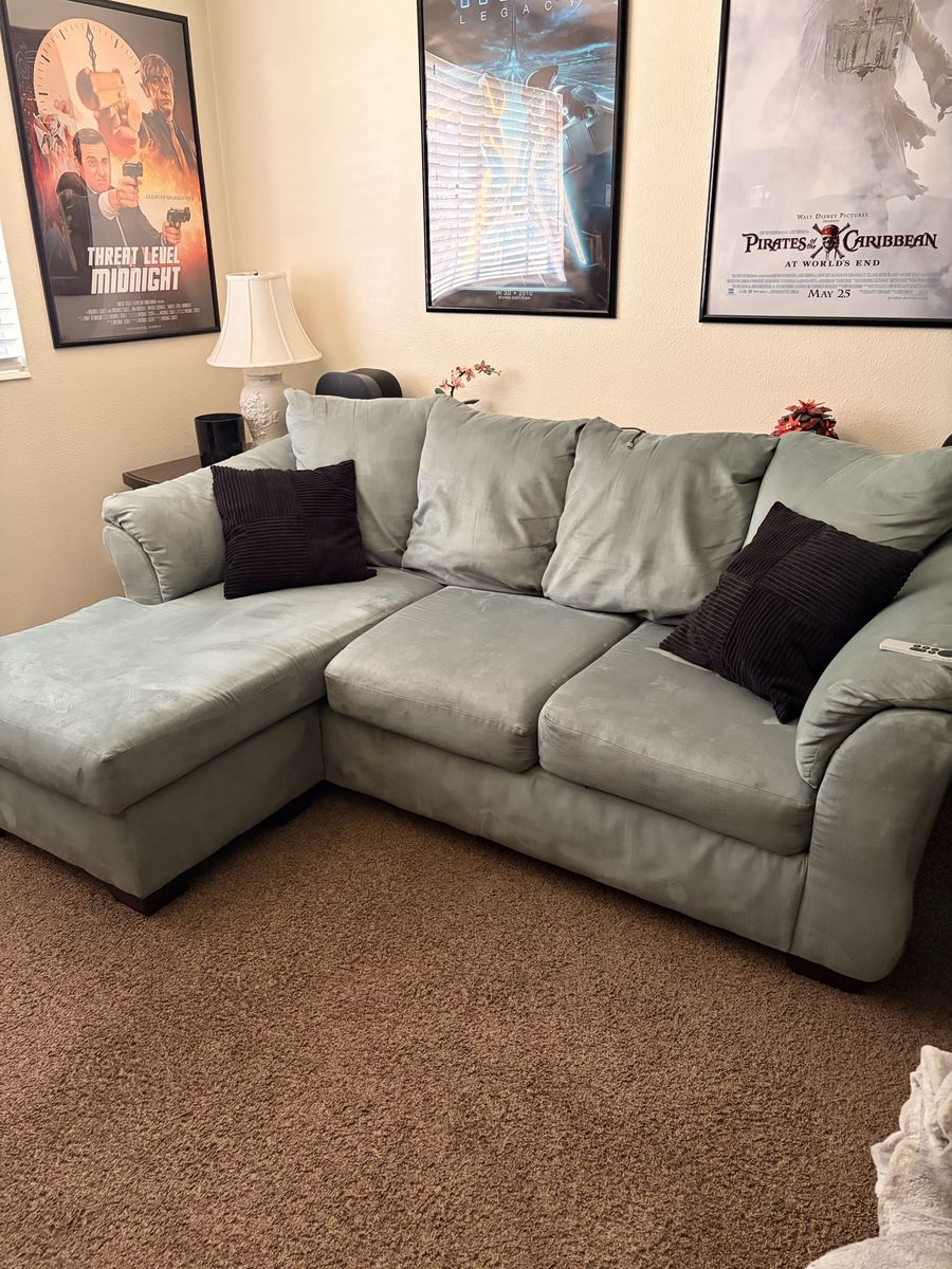 Light blue couch