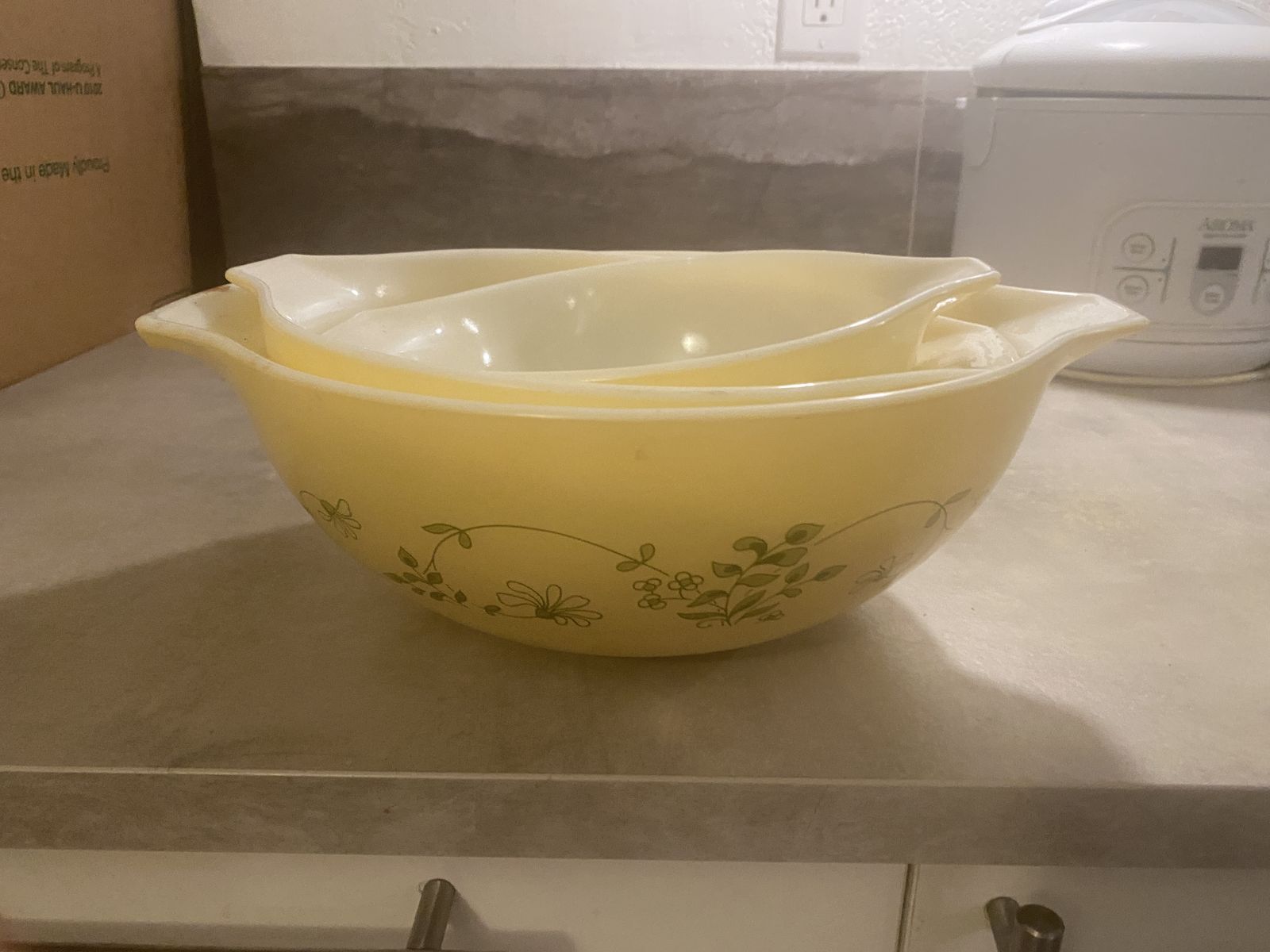 Yellow bowls