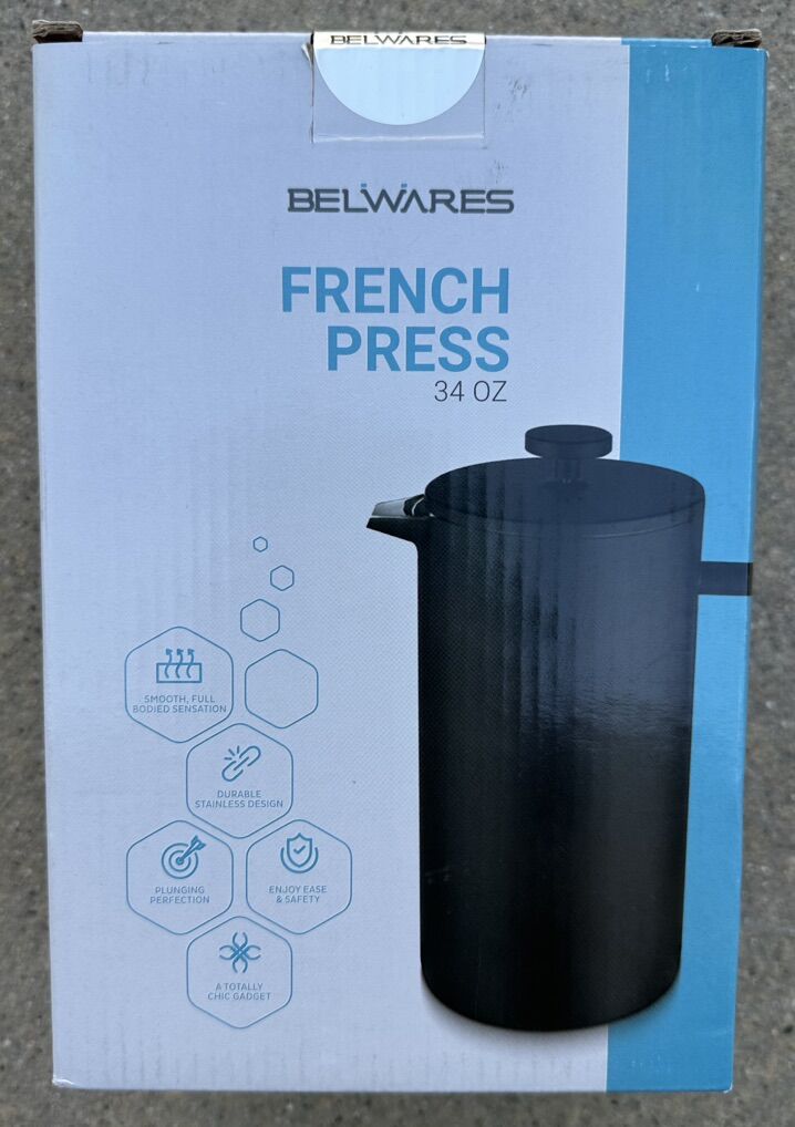*BRAND NEW!* Belwares French Press 34 oz.