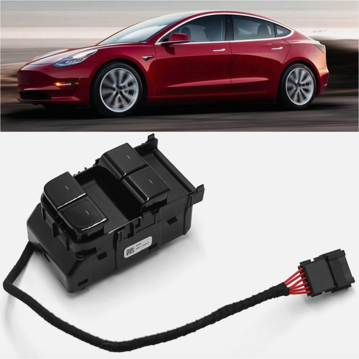 Tesla Model 3 Driver Master Power Window Switch 2017-2020 Left Front 1081037