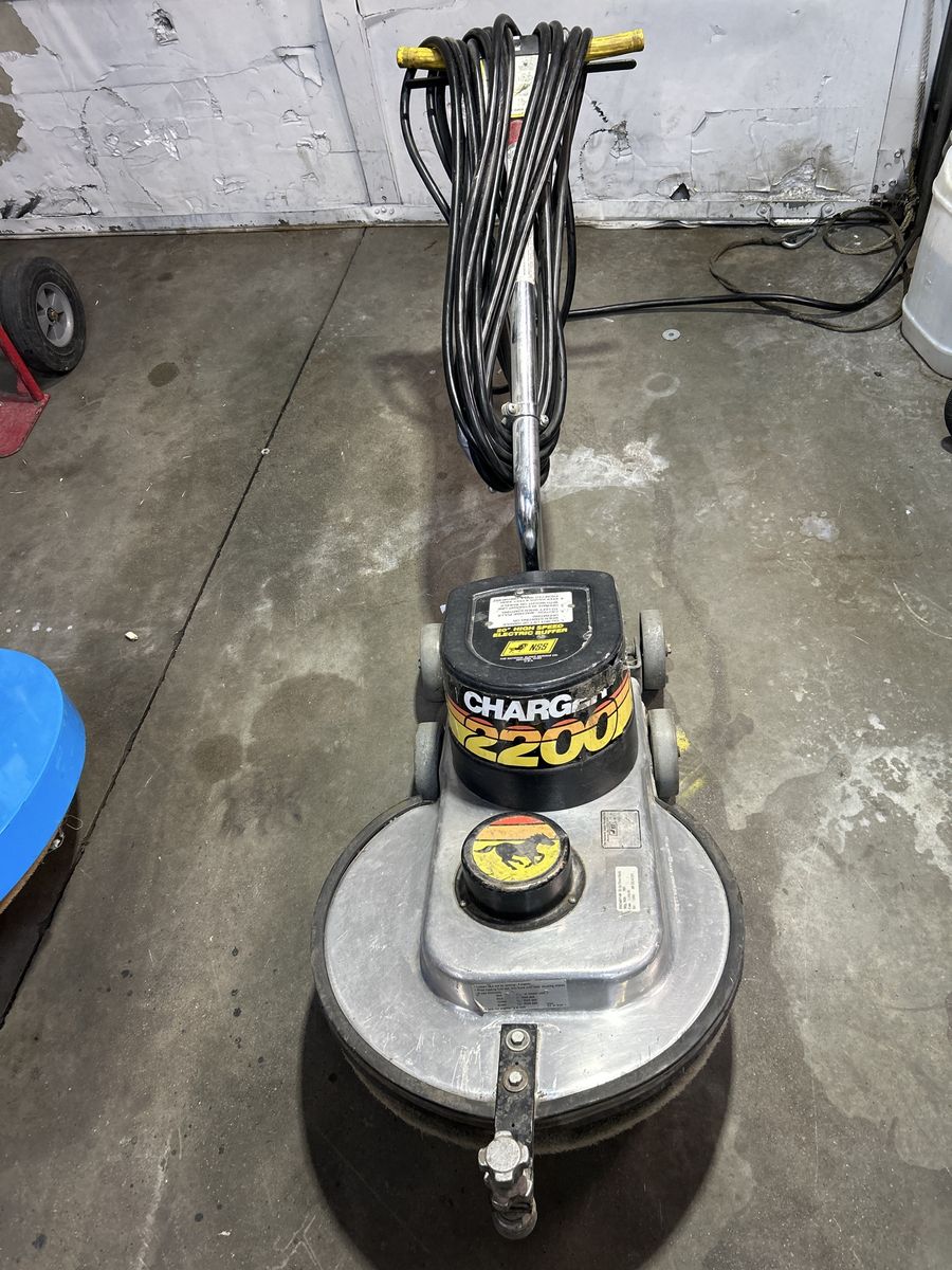 High speed, electric burnisher  2200 rpm