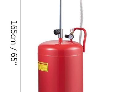 Oil Drain Container, 20 Gallon Waste Oil Drain Tank,