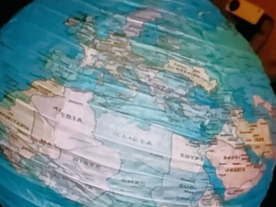 Maps and Flags for decorating