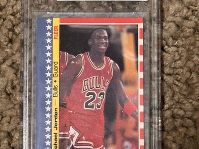 1987 Fleer Michael Jordan #2 BGS 8 Chicago Bulls