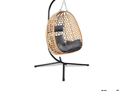 NIB- DoubleTT Egg Chair with Stand