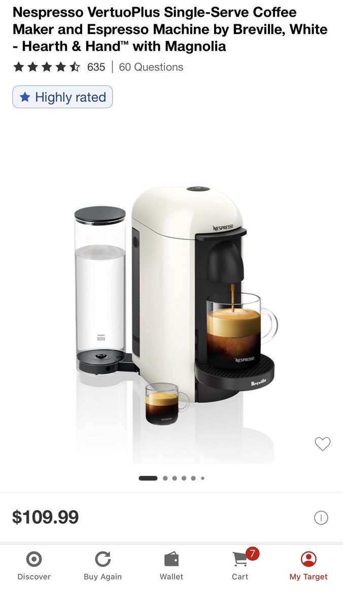 Nespresso VertuoPlus Coffee Maker
