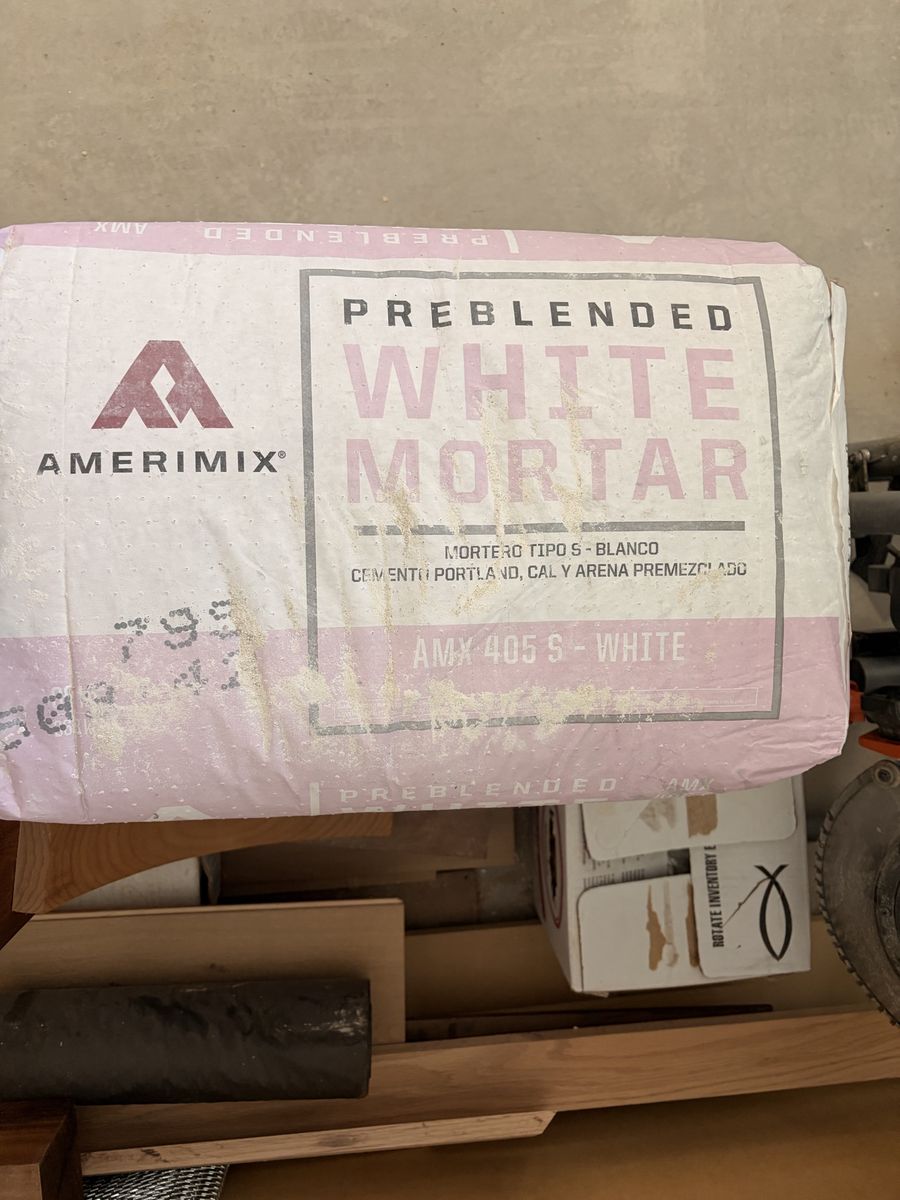 Amerimix AMX 405 S Preblended White Mortar Type S - Stack of Bags