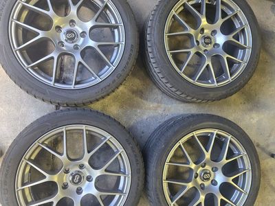 Elantra N Enkei Wheels with General Tires - Set of 4