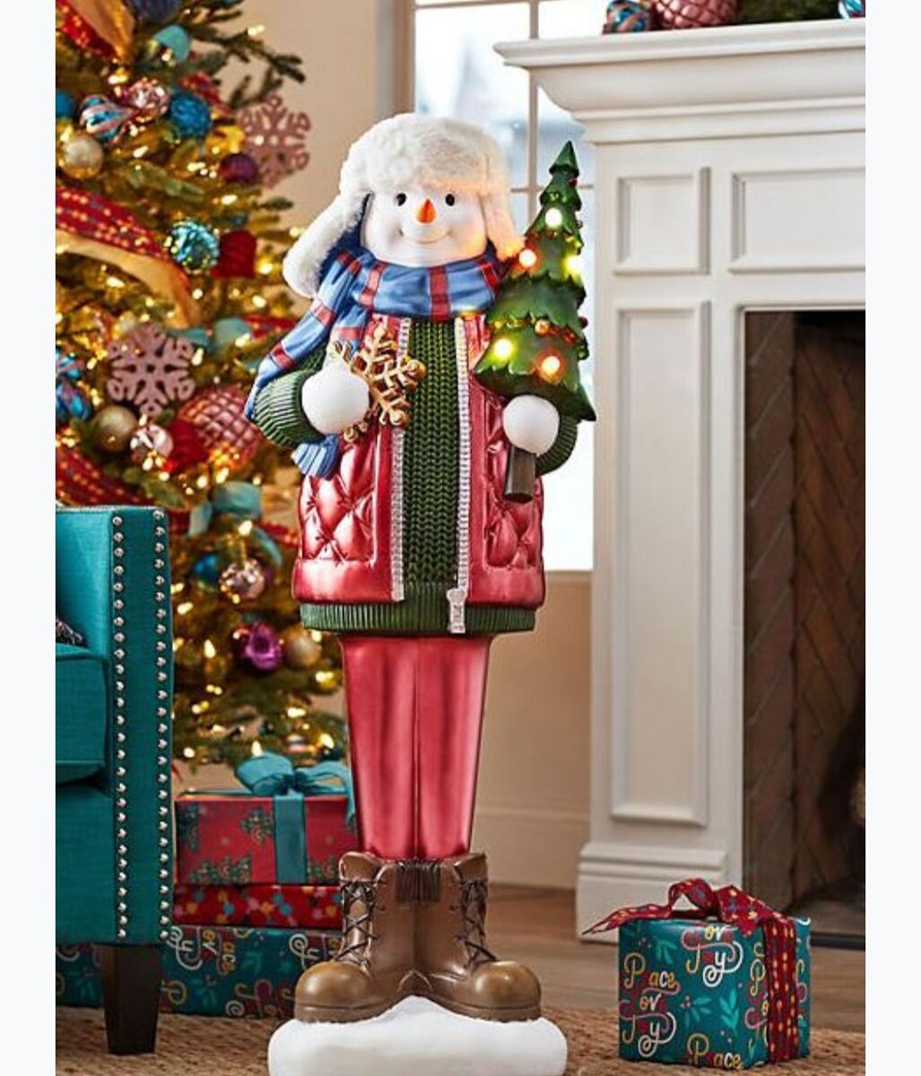 Brand new Member's Mark Resin Snowman Character