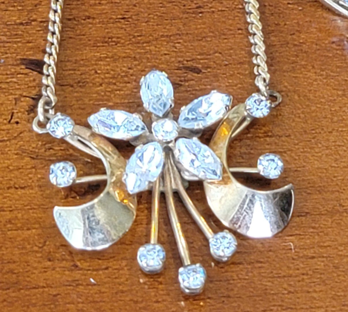 Vintage Signed Van Dell Necklace and Screw Set Earrings 1/20 12k Gold Filled