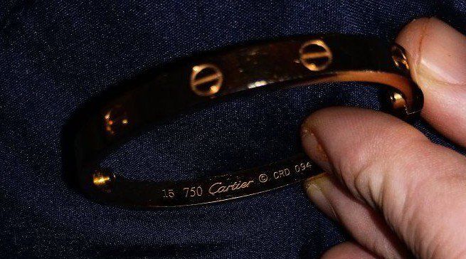 Cartier Love Bracelet Solid 18kt Yellow Gold Size 15