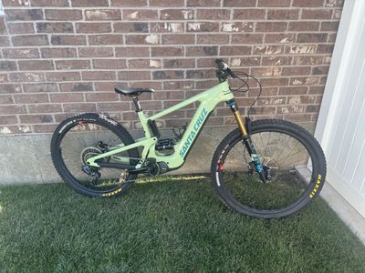 Santa Cruz Heckler CC S-Kit MX Electric Mountain Bike - Green, Size Large