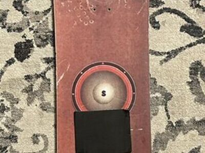 Solid Snowboard with XL Bindings included