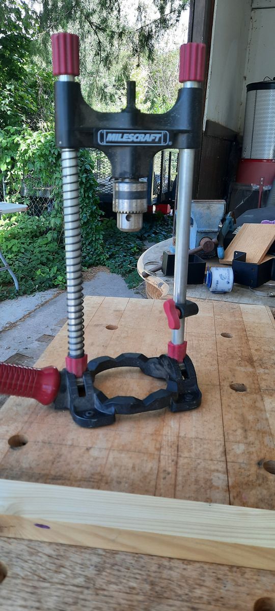 Milescraft DrillMate Portable Drill Guide Adjustable Precision Drilling Jig