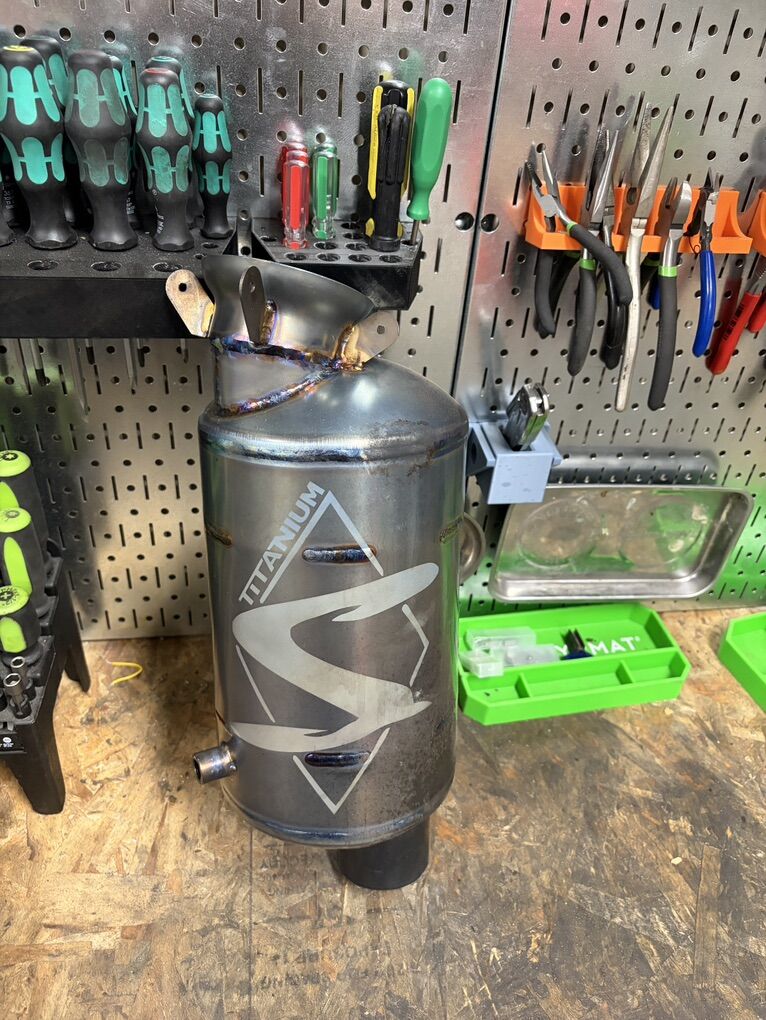 Diamond S Titanium Can - Skidoo Summit Gen4 Turbo