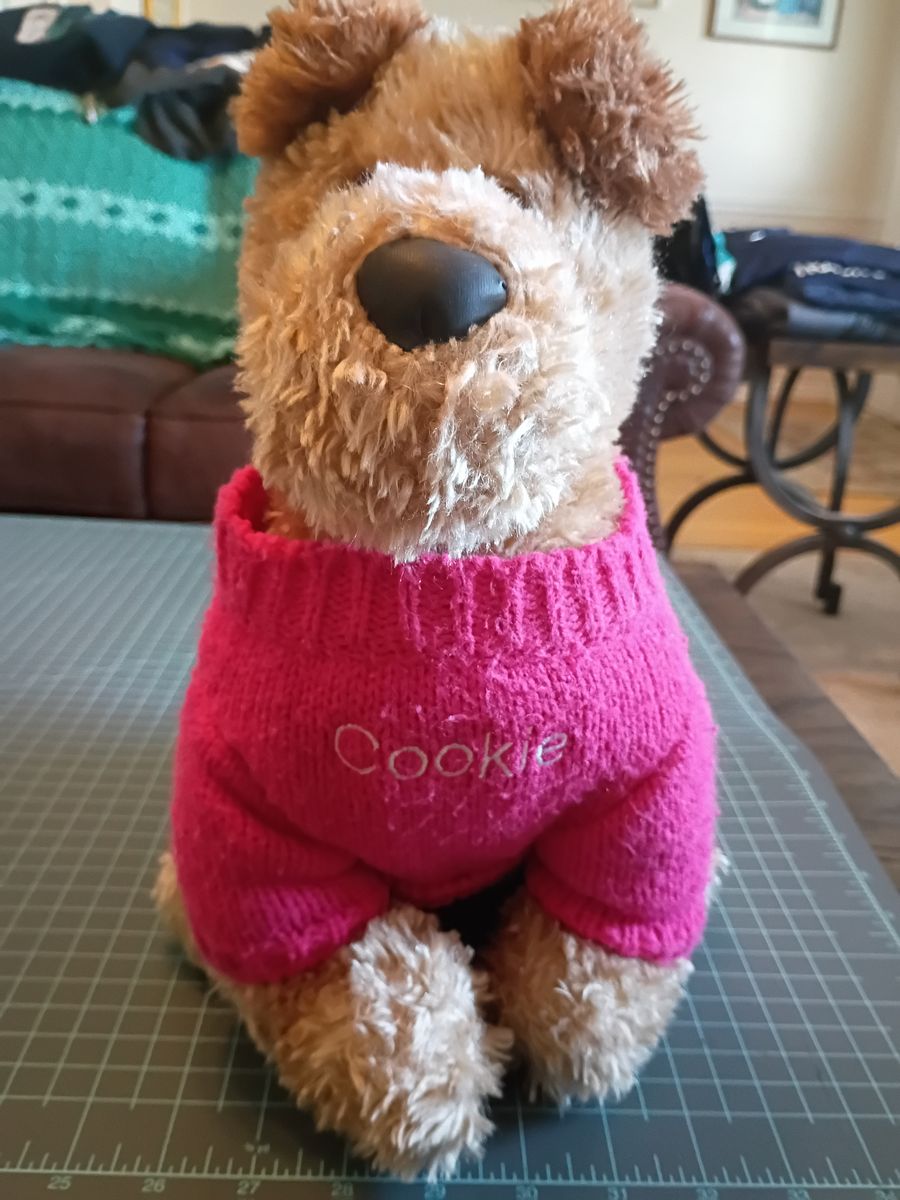 GSD "Cookie" the dog, plush