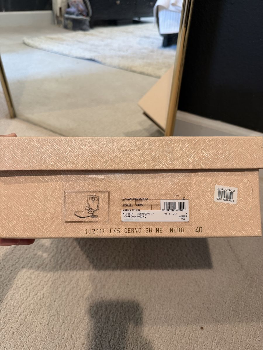 Authentic Prada Motorcycle Boots