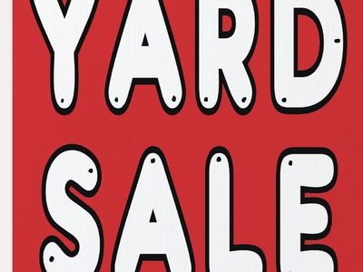 Yard Sale Friday Evening & Sat Morning 8/7