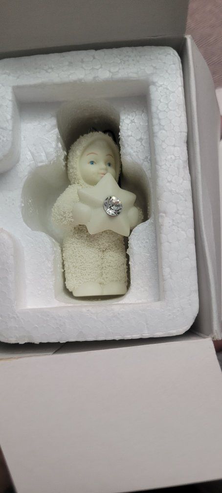 Department 56 Snowbabies Figurines & Ornament Lot featuring Swarovski Crystal Details lot of 3
