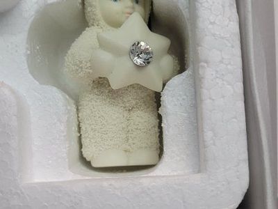 Department 56 Snowbabies Figurines & Ornament Lot featuring Swarovski Crystal Details lot of 3