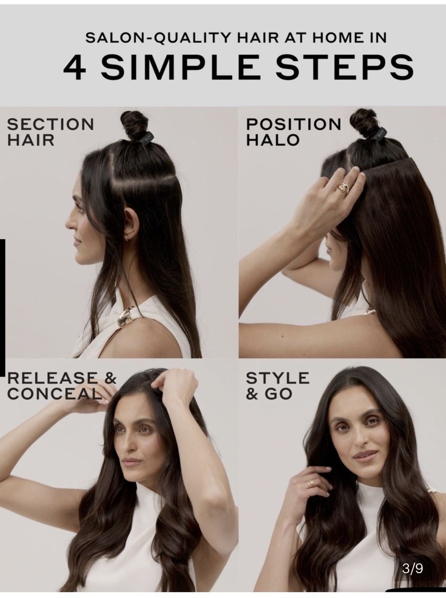BELLAMI HALO Hair Extensions all colors and lengths