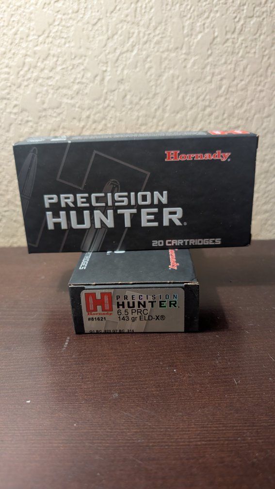 Hornady Precision Hunter 6.5 PRC 143 gr ELD-X 20 Cartridges
