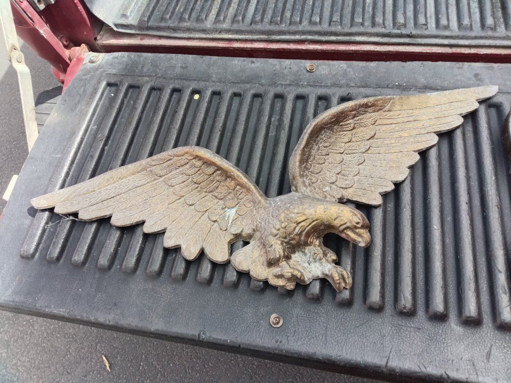 Very Collectible 29" Solid Brass Eagle Cool & Nice