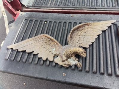 Very Collectible 29" Solid Brass Eagle Cool & Nice