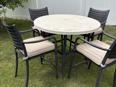Patio Table Set Counter Height
