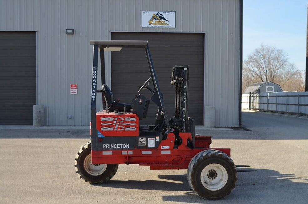 Princeton PB50 5,000 lbs. capacity 3 wheel piggy back forklift