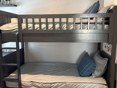 Pottery Barn Camp Twin over Twin Bunkbeds with Trundle
