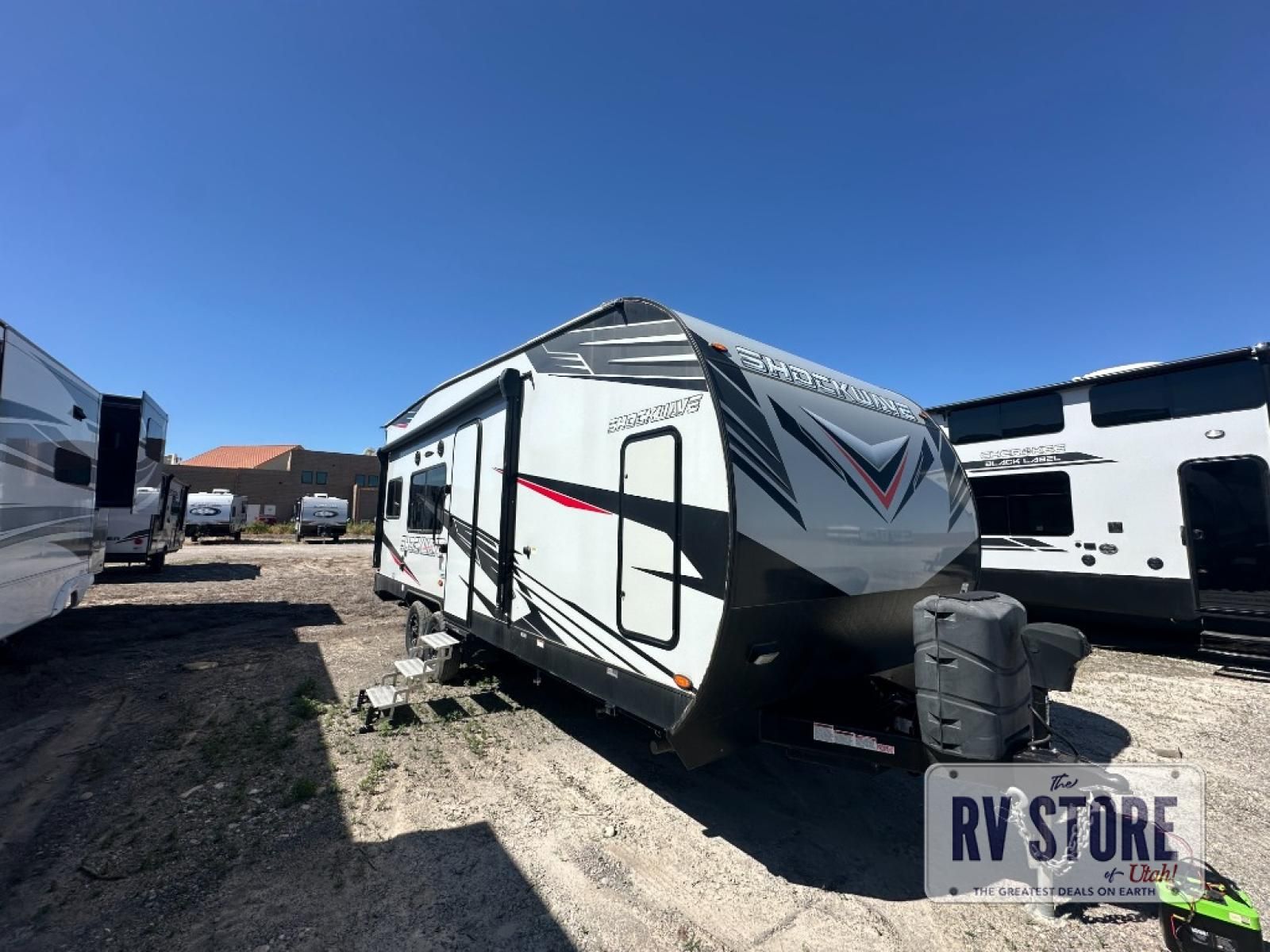 2022 Forest River RV Shockwave 24QSGMX Toy Hauler Travel Trailer