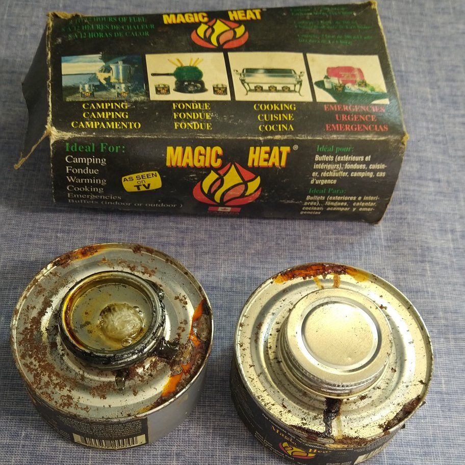 Compact Heat Source Cooking or Camping