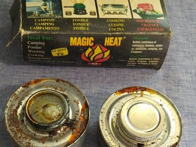 Compact Heat Source Cooking or Camping