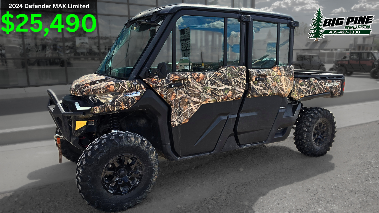 2024 Can-Am Defender MAX Limited HD10 | Full Cab | Winch | Hunting & Ranch Ready