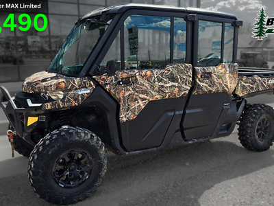 2024 Can-Am Defender MAX Limited HD10 | Full Cab | Winch | Hunting & Ranch Ready