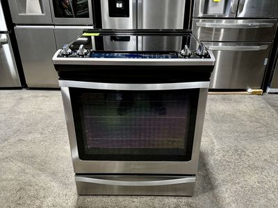 WHIRLPOOL ELECTRIC SLIDE IN RANGE STAINLESS STEEL