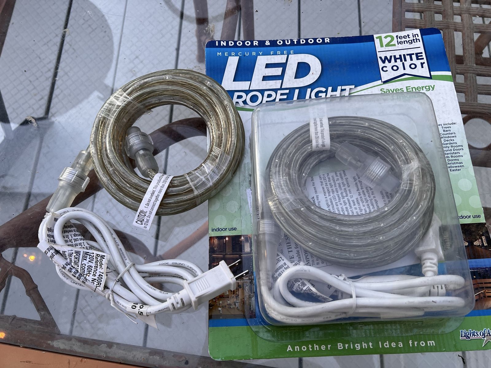 Rope lights 2 pkgs