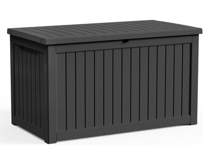 Brand new Unbranded Large Deck Box 120 Gallon Outdoor Storage Container Weatherproof Lockable w/ Handles
