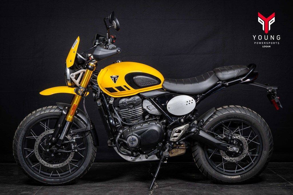 2026 Triumph Scrambler 400 XC Racing Yellow
