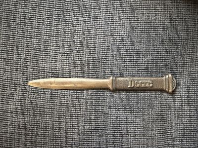 1908-1914 John Deere- Velie Letter Opener