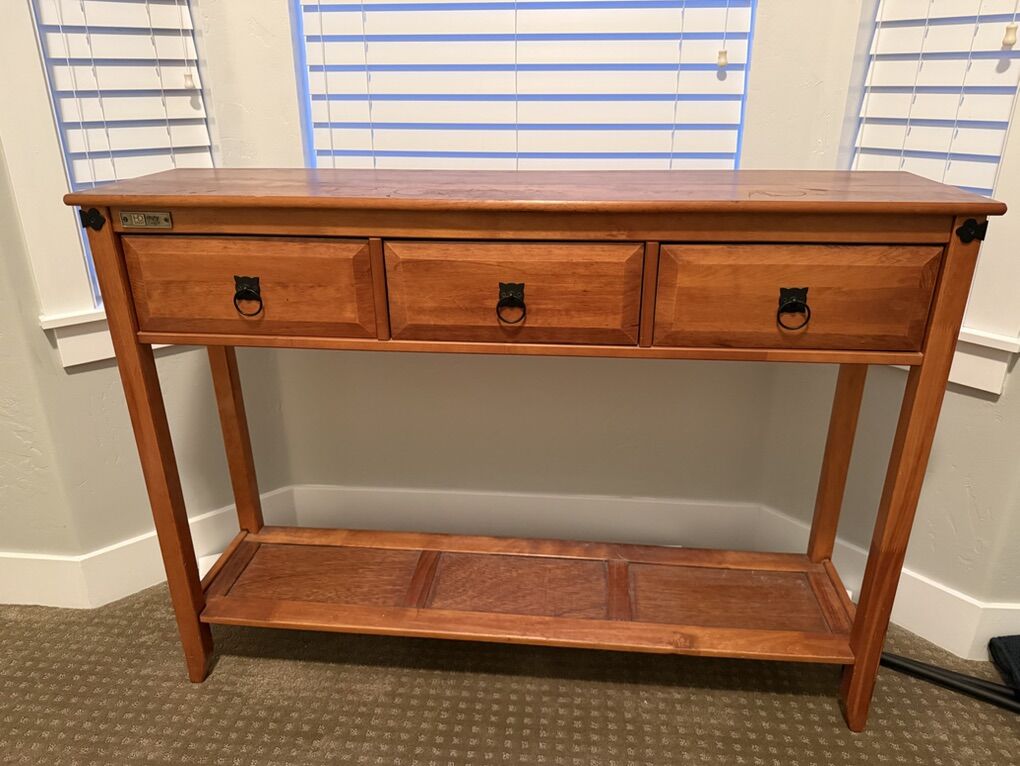 Farmhouse Sofa Table, Entryway Console, TV Stand