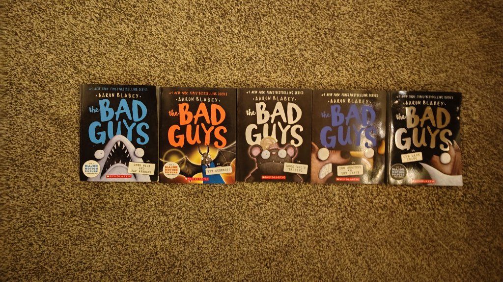 Bad guys books 15-20 MISSING BOOK 17