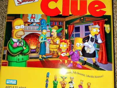 The Simpsons Clue Game metal tin
