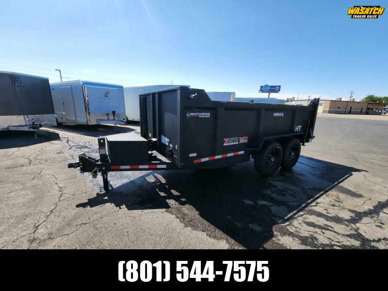 2025 Watchdog 7X16 14K 36" Side Hoss Telescopic Dump Trailer